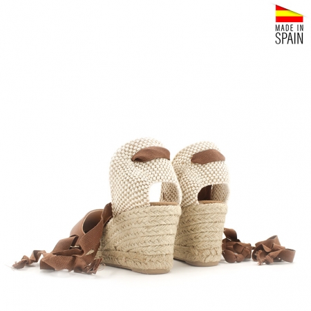 alpargatas mujer cuero