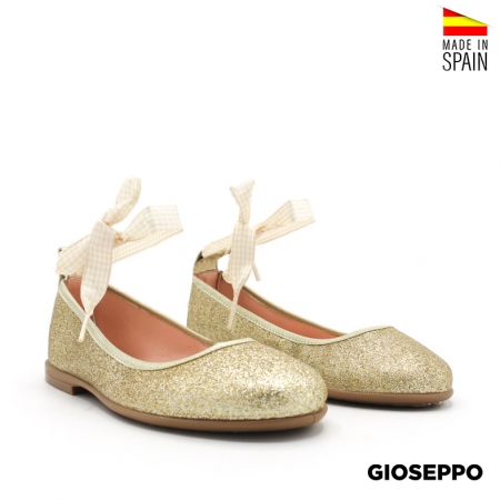 bailarinas atadas doradas