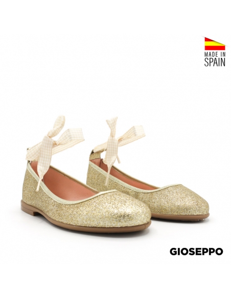 bailarinas atadas doradas