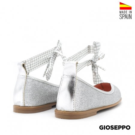 bailarinas glitter plateadas