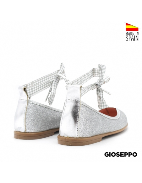 bailarinas glitter plateadas