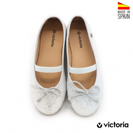Bailarinas Glitter plateadas