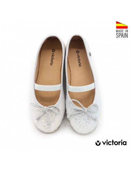 Bailarinas Glitter plateadas