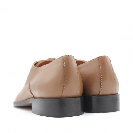 zapatos oxford camel piel