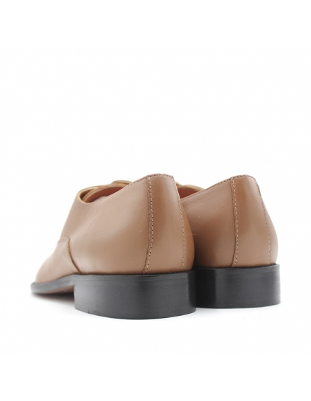 zapatos oxford camel piel