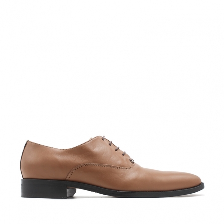 Zapato oxford de piel