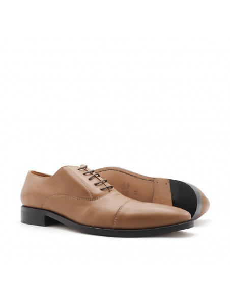 Zapato oxford cuero marron