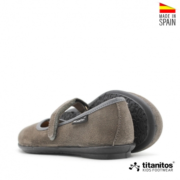 Calzado Infantil Piel taupe