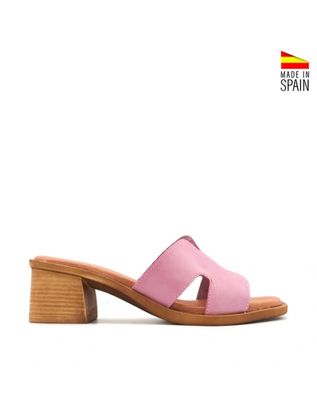 sandalias rosas tacon