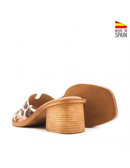 leopard print mules