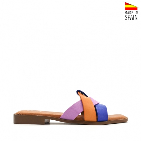 Sandalias Planas Multicolor para Mujer Hechas en España