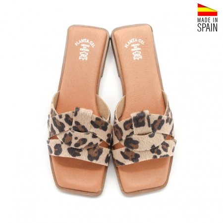 sandalias de leopardo