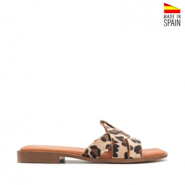 sandalias mujer leopardo