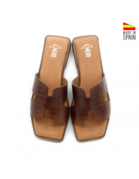 sandalias de cocodrilo