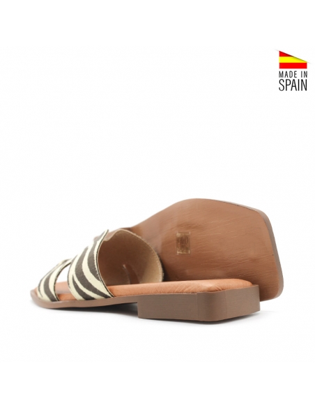 sandalias animal print
