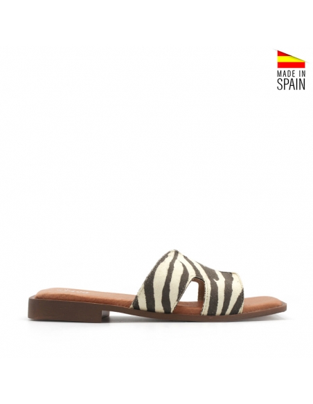 Sandalias cebra