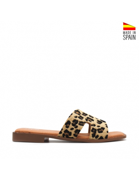 sandalias de leopardo moda