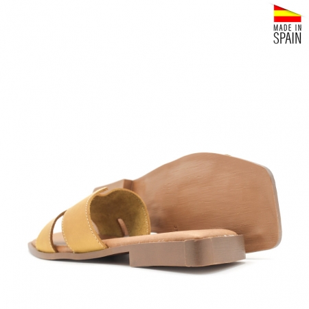 sandalias mostaza h