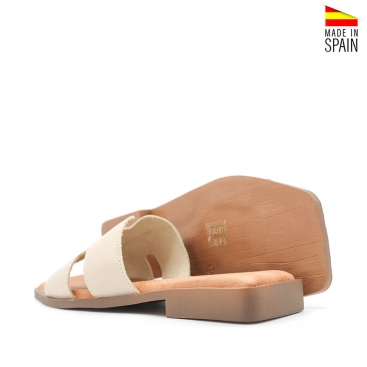 Sandalia slim H beige