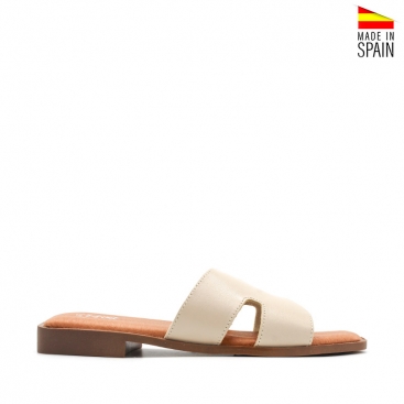 Sandalia slim H beige