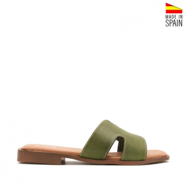 sandalias H verdes