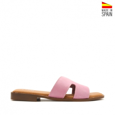 sandalias rosa mujer