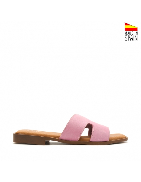 sandalias rosa mujer