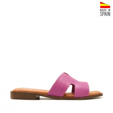 Sandalia slim H fucsia