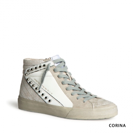 zapatillas abotinadas blancas