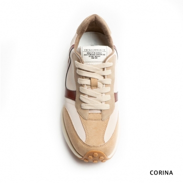 deportivas casual mujer beige