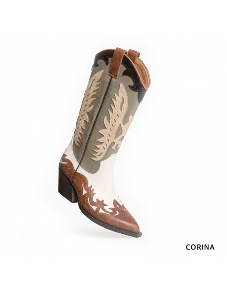 botas cowboy colores