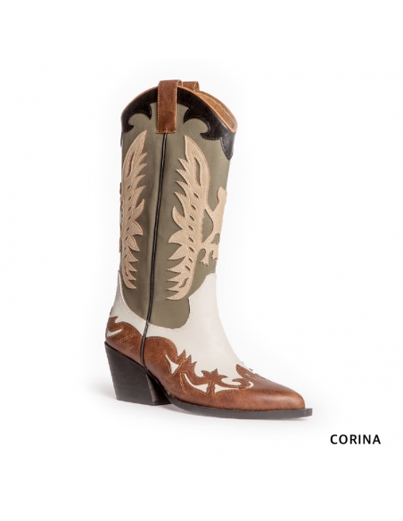 bota combinada cowboy