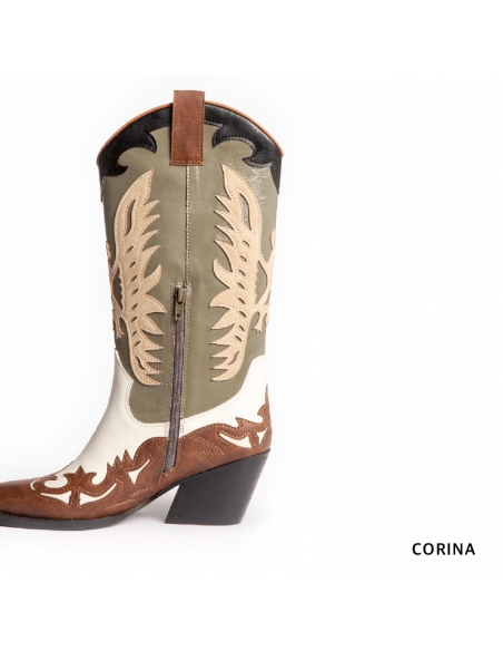 bota cowboy colores