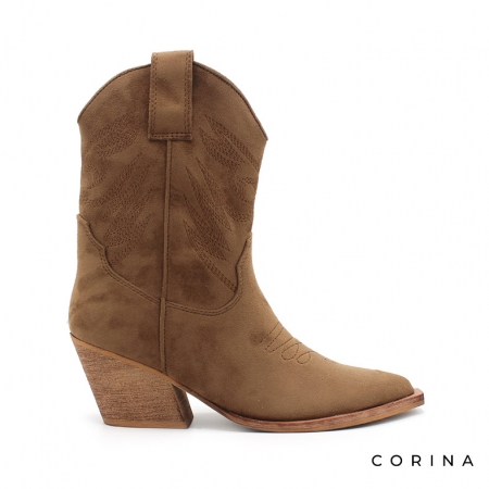 botin cowboy camel