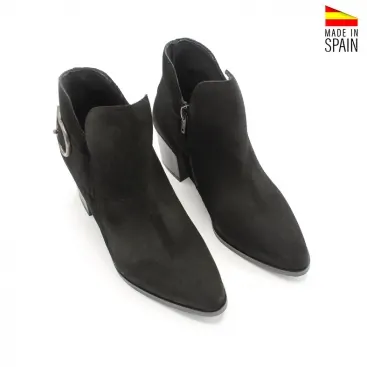 Botín negro Tobillero Mujer