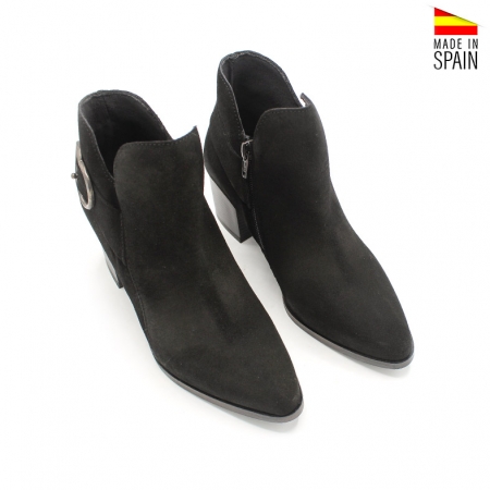 Botín negro Tobillero Mujer