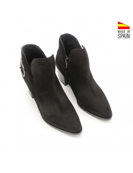 Botín negro Tobillero Mujer