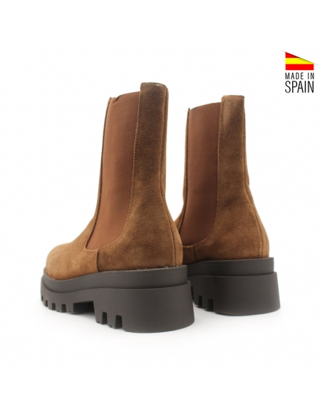 botines chelsea plataforma