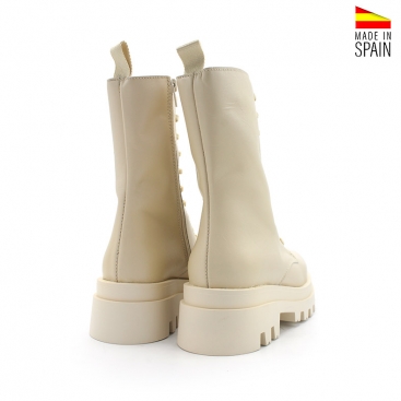 botas militares beige