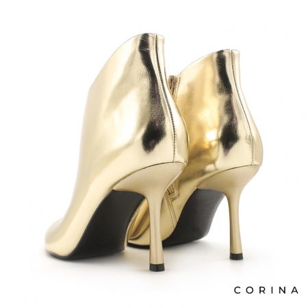 botin elegante dorado