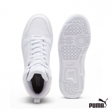 botin puma blanco juvenil