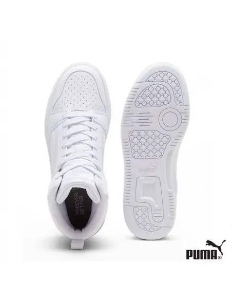botin puma blanco juvenil
