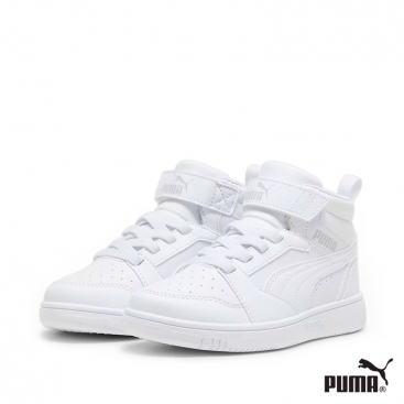 Botín Puma Rebound V6 Inf Mid Blanco