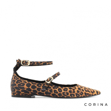 zapatos de leopardo con hebillas