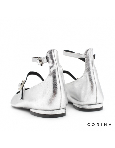 zapatos hebillas plata