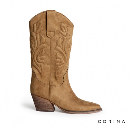 Botas Acolchadas camel