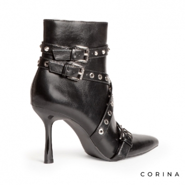 Botines con hebillas para mujer