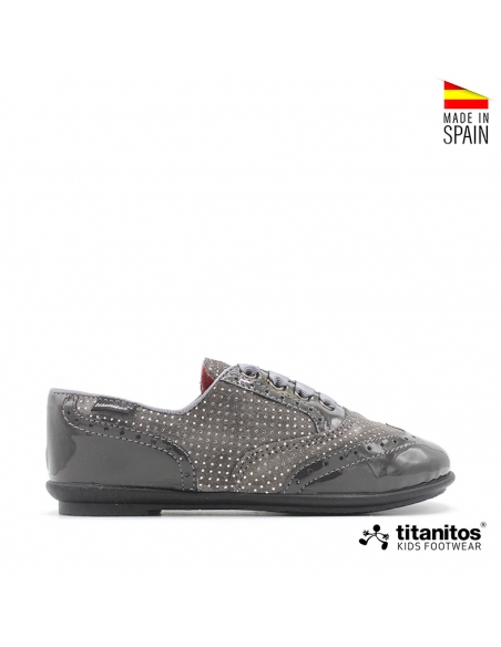 Blucher Niña gris