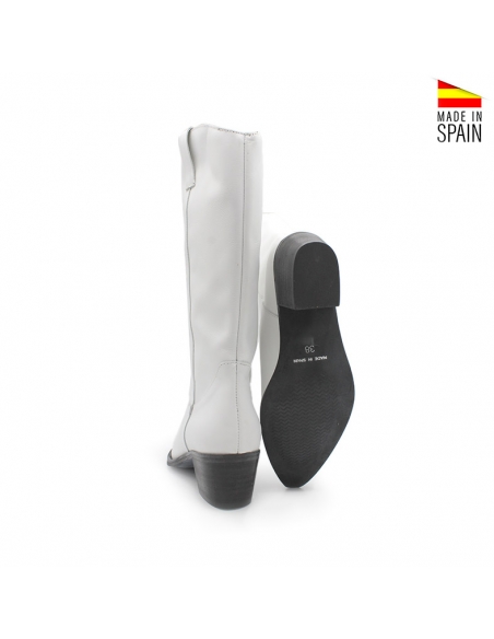 Botas Blancas Altas