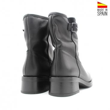 botin biker negro